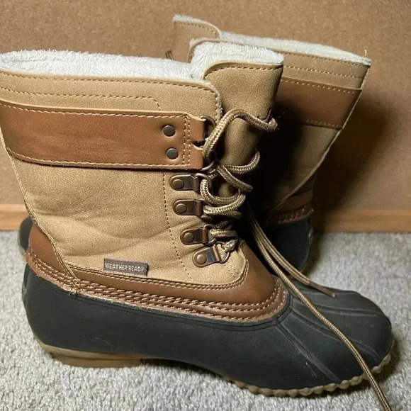 JBU By Jambu Women's Size 6.5m Duck Boots Quebec Laceup - Picture 5 of 9